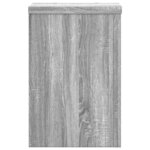 vidaXL Supports pour plantes 2 Pièces sonoma gris bois d'ingénierie