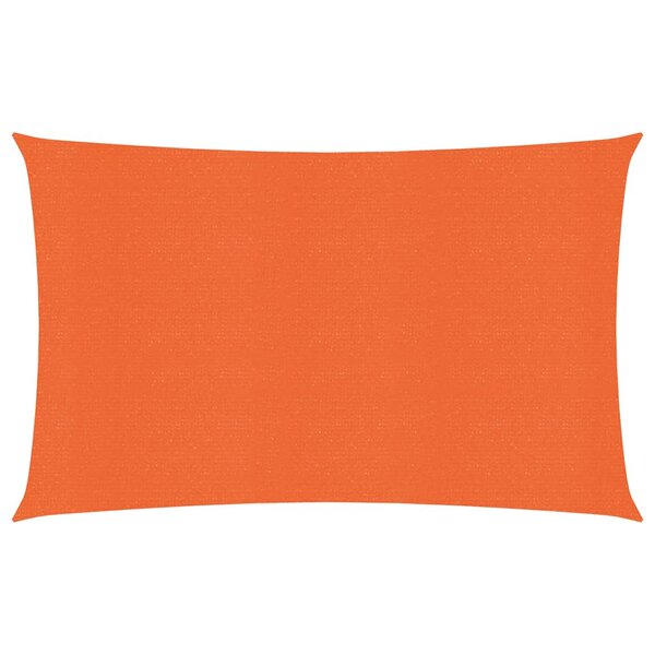Vidaxl voile d'ombrage 160 g/m² orange 4x6 m pehd
