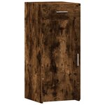 vidaXL Buffet chêne fumé 40x42 5x93 cm bois d'ingénierie