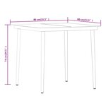 vidaXL Ensemble à manger de jardin avec coussins 5 Pièces Gris