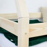 Lit cabane enfant NAKANA 120 x 200 vert sauge