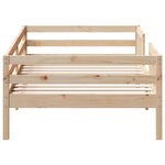 vidaXL Cadre de lit sans matelas 75x190 cm bois de pin massif
