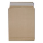 Lot de 100 enveloppes pochettes kraft armé à soufflet marron 260 x 330 + 30 mm