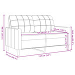 vidaXL Ensemble de canapés 2 Pièces avec coussins Rose Velours