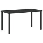 Set de salle à manger de jardin 5 pièces avec coussins en poly rotin gris vidaXL