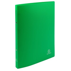 Classeur 2 Anneaux 15mm Polypropylène Opak - A4 - Vert Clair - X 25 - Exacompta