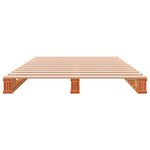 vidaXL Lit de palette cire marron 90x200 cm bois de pin massif