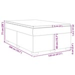 vidaXL Sommier à lattes de lit avec matelas Rose 120x200 cm Velours