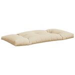 vidaXL Coussins de palette lot de 3 beige tissu