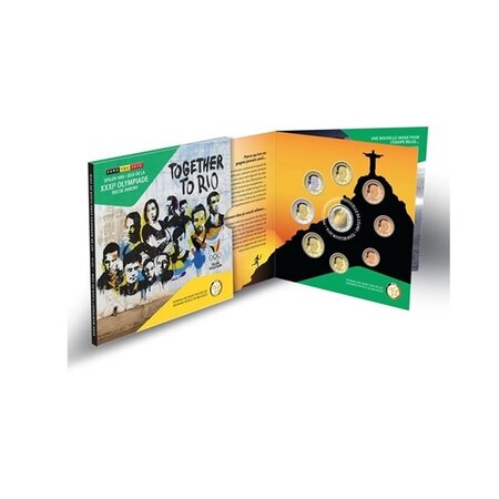 Coffret série euro BU Belgique 2016 (Jeux Olympiques d’été)