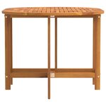 Table de jardin pliable papillon vidaXL 110x60x72 cm en bois d'acacia costaud