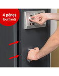 THIRARD - Armoire à fusils Monteria  fermeture électronique à code  4 pênes  capacité de 5 fusils