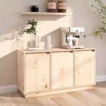 vidaXL Buffet 111x34x60 cm Bois massif de pin