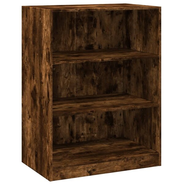 vidaXL Garde-robe chêne fumé 77x48x102 cm bois d'ingénierie