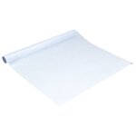 vidaXL Film de fenêtre statique dépoli gris transparent 45x2000 cm PVC