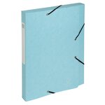Boite De Classement Cartobox Livrée À Plat Dos 25mm Carte Lustrée Aquarel - A4 - Couleurs Assorties - X 10 - Exacompta