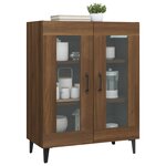 vidaXL Buffet chêne marron 69 5x34x90 cm bois d'ingénierie