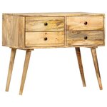vidaXL Buffet 85 x 40 x 71 cm Bois de manguier massif