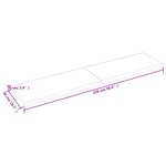 vidaXL Dessus de table marron clair bois chêne massif traité