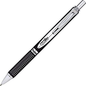 Roller encre gel rétractable ENERGEL STERLING corps noir encre Noire x 12 PENTEL