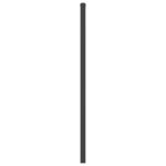 vidaXL Tête de lit métal noir 180 cm