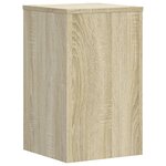 vidaXL Supports pour plantes 2 Pièces chêne sonoma bois d'ingénierie