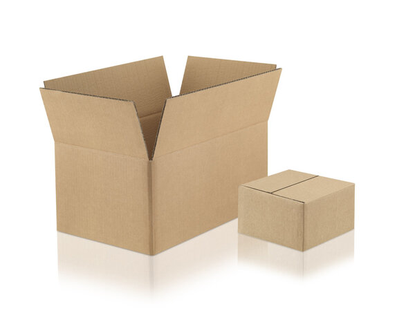 Lot de 5 cartons double cannelure 2w-37 format 300 x 300 x 300 mm