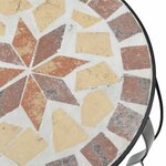 vidaXL Supports pour plantes 3 Pièces terre cuite et blanc céramique