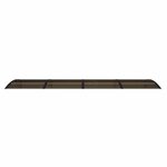 vidaXL Auvent de porte Noir 350x100 cm Polycarbonate