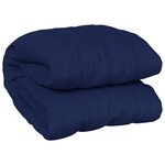 vidaXL Couverture lestée Bleu 122x183 cm 5 kg Tissu