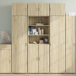 vidaXL Buffet haut chêne sonoma 70x42 5x185 cm bois d'ingénierie