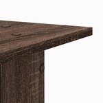 vidaXL Supports pour plantes 2 Pièces chêne marron bois d'ingénierie