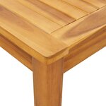 vidaXL Ensemble à manger de jardin 3 Pièces Bois d'acacia solide