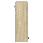 vidaXL Armoire de salle de bain à miroir chêne sonoma bois ingénierie