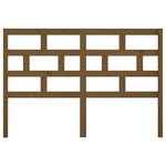 vidaXL Tête de lit Marron miel 166x4x100 cm Bois massif de pin