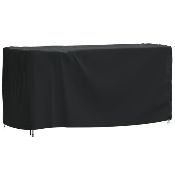 vidaXL Housse de salon de jardin noir 180x70x90 cm imperméable 420D