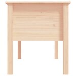 vidaXL Table basse 102x49x55 cm Bois massif de pin