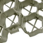 vidaXL Grilles d'herbe 16 Pièces vert 60x40x3 cm plastique