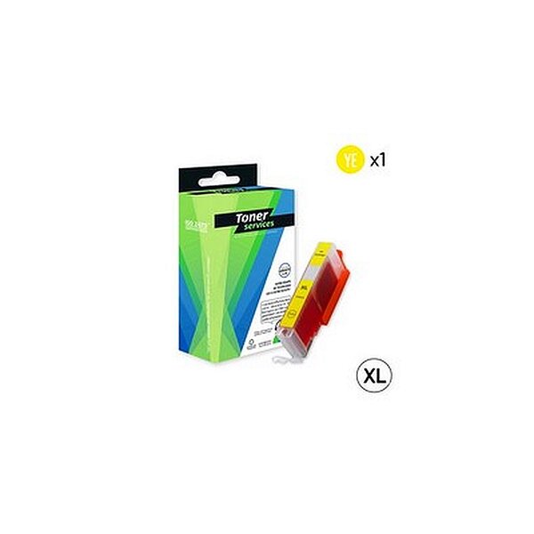 Cartouche compatible hp 303xl noire cartouche d'encre marque toner services (t6n04ae)