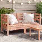 vidaXL Canapés d'angle de jardin 2 Pièces bois massif douglas