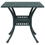 vidaXL Ensemble à manger de jardin 5 Pièces vert aluminium coulé