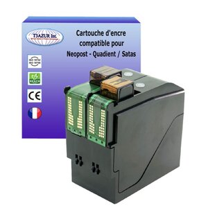cartouche compatible avec SATAS EVO-200 / EVO-280 - 7210588M / 4145145J - ENCRE BLEUE - (TYPE HV)