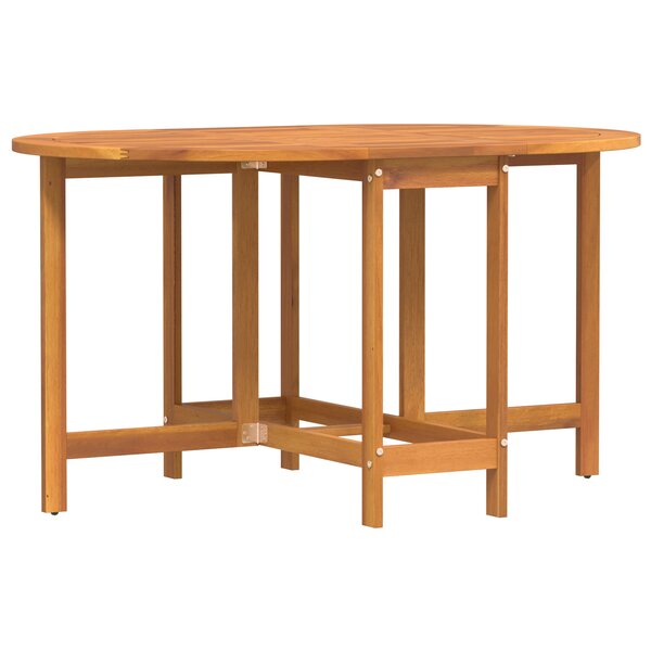 Table de jardin pliable papillon vidaXL 110x60x72 cm en bois d'acacia costaud