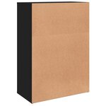 vidaXL Buffets 2 Pièces noir 60x31x84 cm bois d'ingénierie