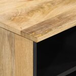 vidaXL Meuble TV 80x33x46 cm bois massif de manguier