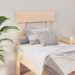 vidaXL Tête de lit 93 5x3x81 cm Bois massif de pin