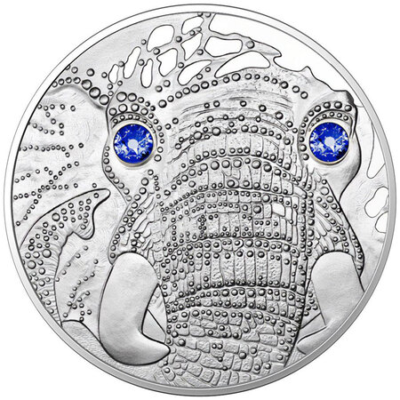 Pièce de monnaie en argent 20 euro g 22.42 millésime 2022 eye of the world serenity of the elephant
