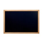 Tableau ardoise noire woody 30x40 cm + 1 feutre-craie blanc waterproof - securit