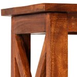 vidaXL Bibliothèque Bois massif d'acacia et finition miel 60x30x160 cm