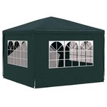 vidaXL Tente de réception 3 x 3 m Vert